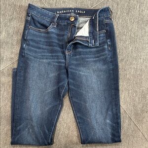 American Eagle Outfitters Women's Dark Blue Jegging
